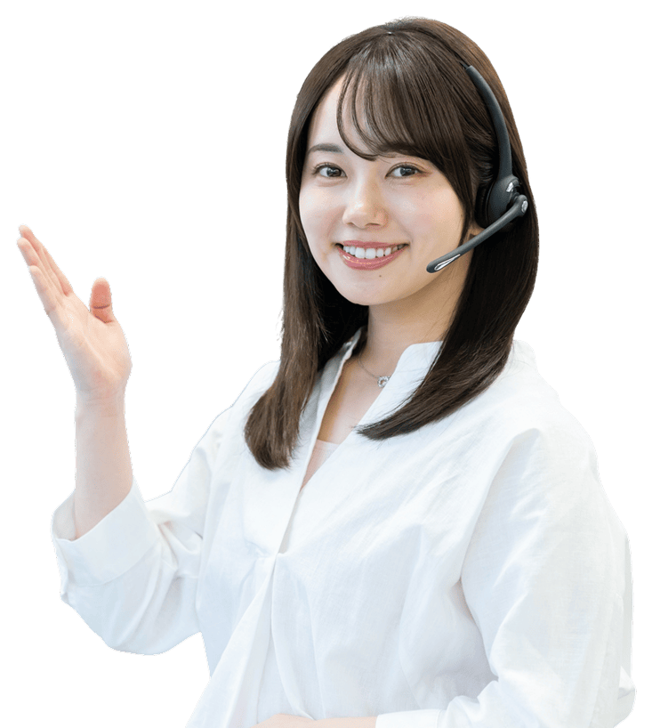 お問い合わせ女性